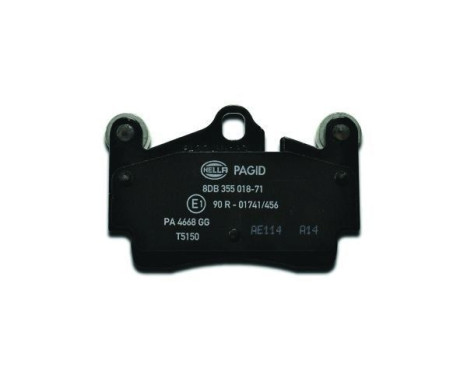 Brake Pad Set, disc brake 8DB 355 018-711 Hella Pagid GmbH, Image 3