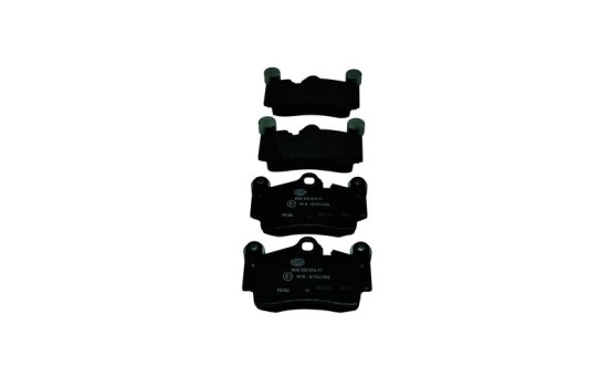 Brake Pad Set, disc brake 8DB 355 018-711 Hella