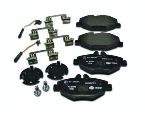 Brake Pad Set, disc brake 8DB 355 018-731 Hella Pagid GmbH, Image 2