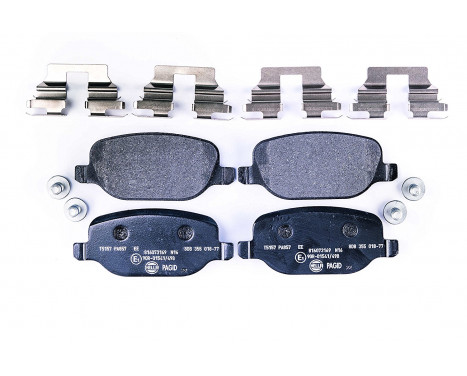 Brake Pad Set, disc brake 8DB 355 018-771 Hella