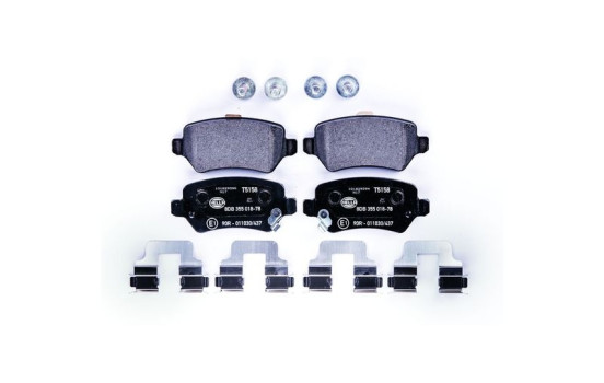 Brake Pad Set, disc brake 8DB 355 018-781 Hella, Image 4