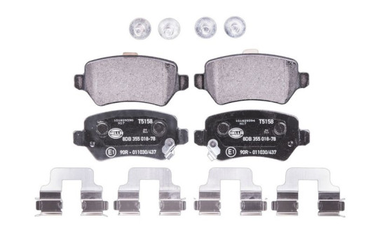 Brake Pad Set, disc brake 8DB 355 018-781 Hella, Image 5