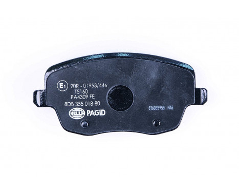 Brake Pad Set, disc brake 8DB 355 018-801 Hella Pagid GmbH, Image 3