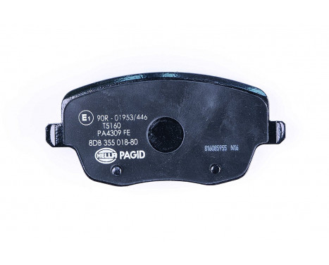 Brake Pad Set, disc brake 8DB 355 018-801 Hella, Image 3