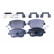 Brake Pad Set, disc brake 8DB 355 018-801 Hella