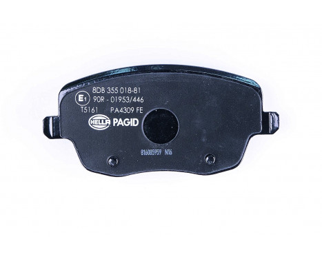 Brake Pad Set, disc brake 8DB 355 018-811 Hella Pagid GmbH, Image 3