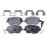 Brake Pad Set, disc brake 8DB 355 018-811 Hella