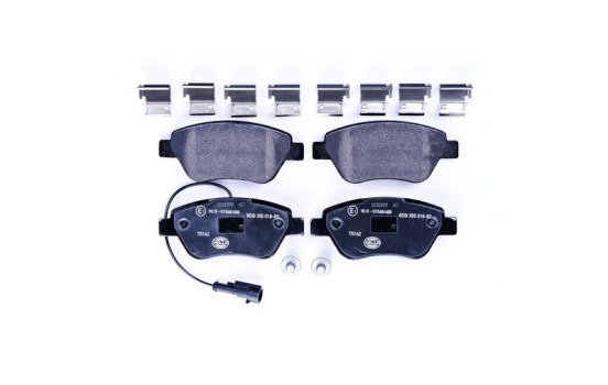 Brake Pad Set, disc brake 8DB 355 018-821 Hella, Image 4