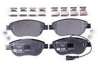 Brake Pad Set, disc brake 8DB 355 018-831 Hella