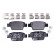 Brake Pad Set, disc brake 8DB 355 018-851 Hella