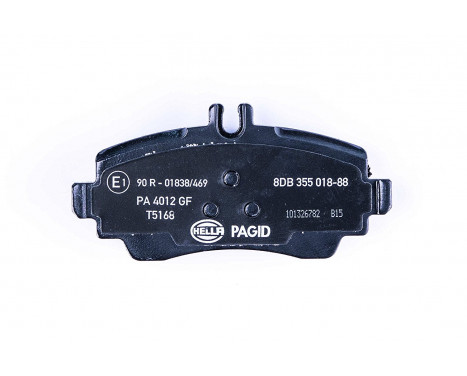 Brake Pad Set, disc brake 8DB 355 018-881 Hella Pagid GmbH, Image 3