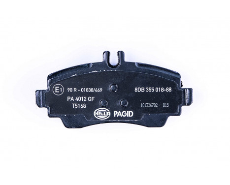 Brake Pad Set, disc brake 8DB 355 018-881 Hella, Image 3