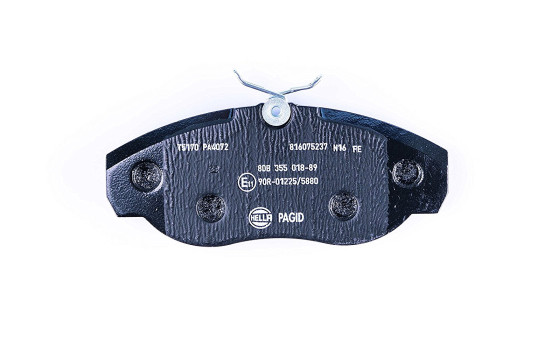 Brake Pad Set, disc brake 8DB 355 018-891 Hella, Image 2
