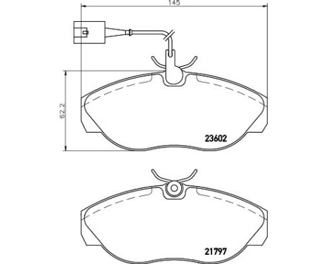 Brake Pad Set, disc brake 8DB 355 018-891 Hella, Image 7