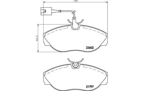 Brake Pad Set, disc brake 8DB 355 018-891 Hella, Image 7