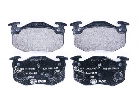 Brake Pad Set, disc brake 8DB 355 018-951 Hella