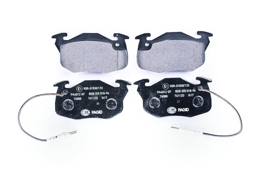 Brake Pad Set, disc brake 8DB 355 018-961 Hella