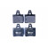 Brake Pad Set, disc brake 8DB 355 019-011 Hella