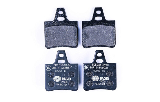 Brake Pad Set, disc brake 8DB 355 019-011 Hella