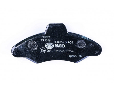 Brake Pad Set, disc brake 8DB 355 019-041 Hella, Image 2