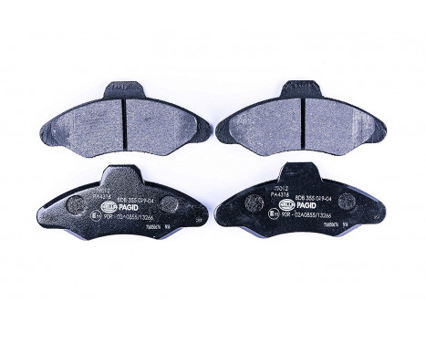 Brake Pad Set, disc brake 8DB 355 019-041 Hella