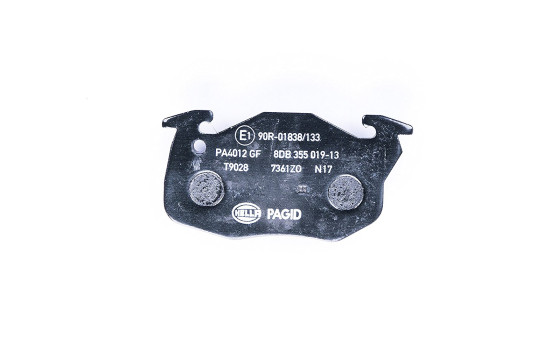 Brake Pad Set, disc brake 8DB 355 019-131 Hella, Image 2