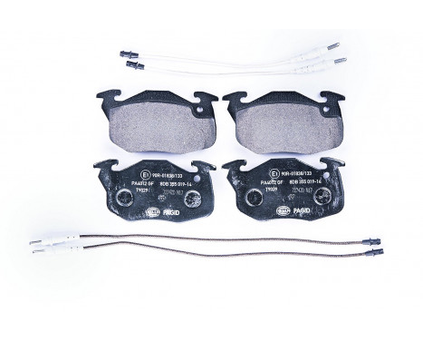 Brake Pad Set, disc brake 8DB 355 019-141 Hella Pagid GmbH