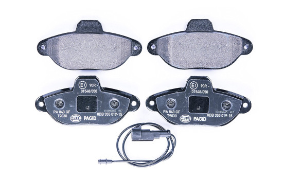 Brake Pad Set, disc brake 8DB 355 019-151 Hella