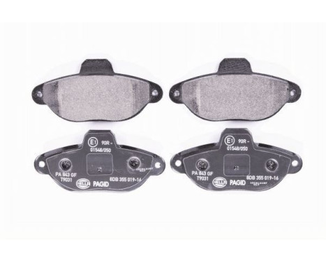 Brake Pad Set, disc brake 8DB 355 019-161 Hella Pagid GmbH, Image 5