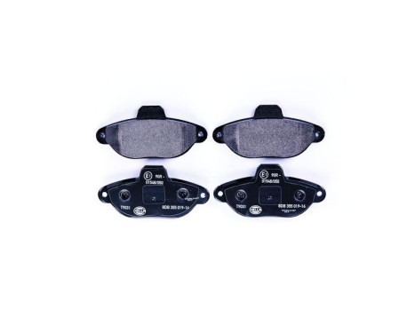 Brake Pad Set, disc brake 8DB 355 019-161 Hella, Image 4