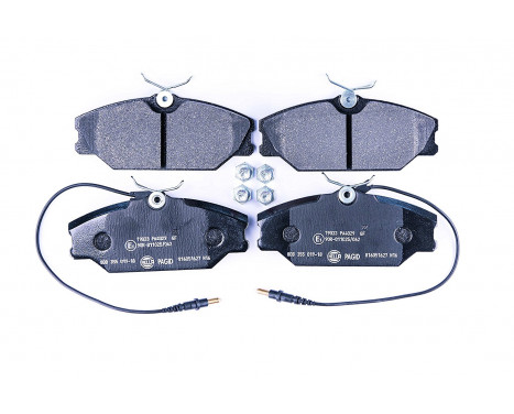 Brake Pad Set, disc brake 8DB 355 019-181 Hella