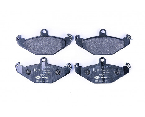 Brake Pad Set, disc brake 8DB 355 019-191 Hella