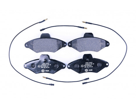 Brake Pad Set, disc brake 8DB 355 019-201 Hella