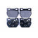 Brake Pad Set, disc brake 8DB 355 019-231 Hella