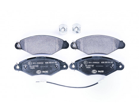 Brake Pad Set, disc brake 8DB 355 019-301 Hella