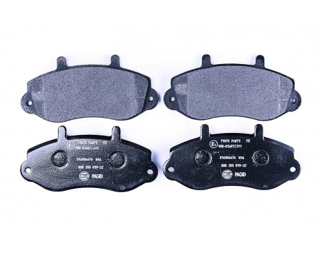 Brake Pad Set, disc brake 8DB 355 019-321 Hella