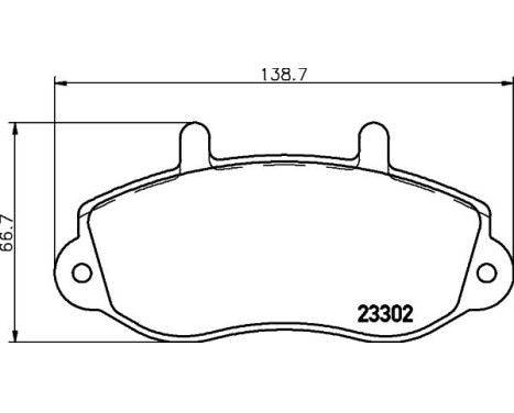 Brake Pad Set, disc brake 8DB 355 019-321 Hella, Image 7