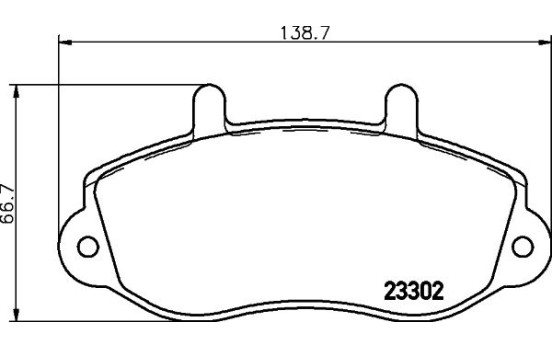 Brake Pad Set, disc brake 8DB 355 019-321 Hella, Image 7