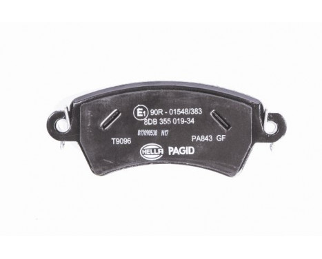 Brake Pad Set, disc brake 8DB 355 019-341 Hella Pagid GmbH, Image 2