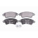 Brake Pad Set, disc brake 8DB 355 019-341 Hella