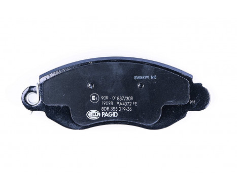 Brake Pad Set, disc brake 8DB 355 019-361 Hella, Image 2