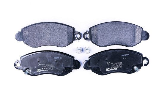 Brake Pad Set, disc brake 8DB 355 019-361 Hella