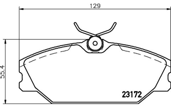 Brake Pad Set, disc brake 8DB 355 019-391 Hella, Image 7