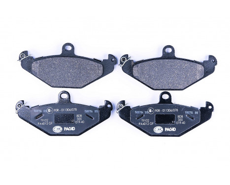 Brake Pad Set, disc brake 8DB 355 019-401 Hella Pagid GmbH