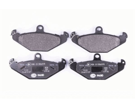 Brake Pad Set, disc brake 8DB 355 019-401 Hella Pagid GmbH, Image 5