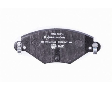 Brake Pad Set, disc brake 8DB 355 019-411 Hella Pagid GmbH, Image 6