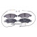 Brake Pad Set, disc brake 8DB 355 019-431 Hella