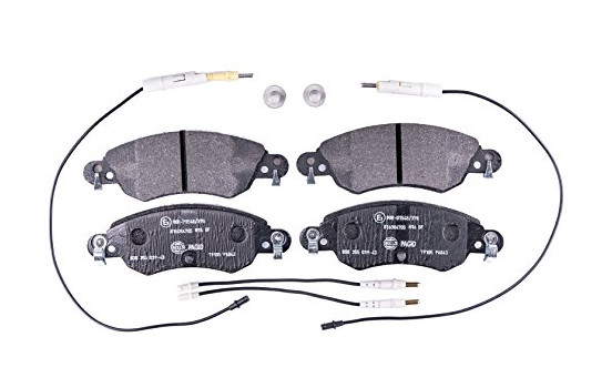 Brake Pad Set, disc brake 8DB 355 019-431 Hella