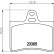 Brake Pad Set, disc brake 8DB 355 019-441 Hella, Thumbnail 7