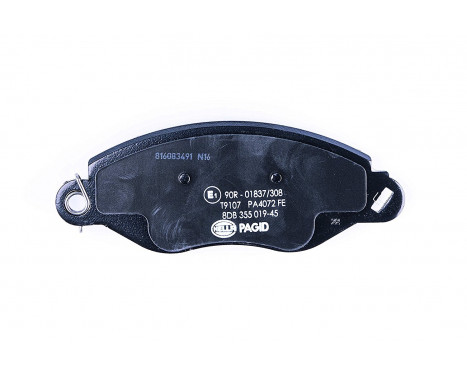 Brake Pad Set, disc brake 8DB 355 019-451 Hella, Image 2